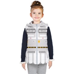 Robot Technology Robotic Animation Kid s Hooded Puffer Vest