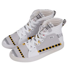 Robot Technology Robotic Animation Men s Hi-top Skate Sneakers by Simbadda