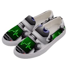 Robot Men s Canvas Slip Ons by Simbadda