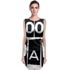 Cool Dad Typography Classic Sleeveless Midi Dress by yoursparklingshop