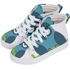 Owl Comic Animal Kid s Hi-top Skate Sneakers by Simbadda