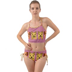 Pet Animal Feline Domestic Animals Mini Tank Bikini Set