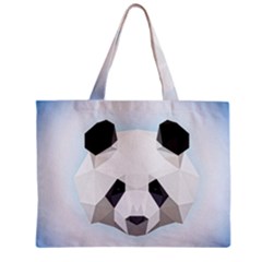 Background Show Graphic Art Panda Zipper Mini Tote Bag by Simbadda