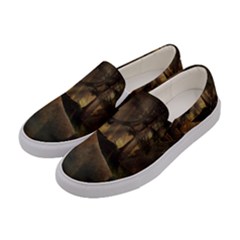 Mammal Nature Wood Tree Waters Women s Canvas Slip Ons by Simbadda