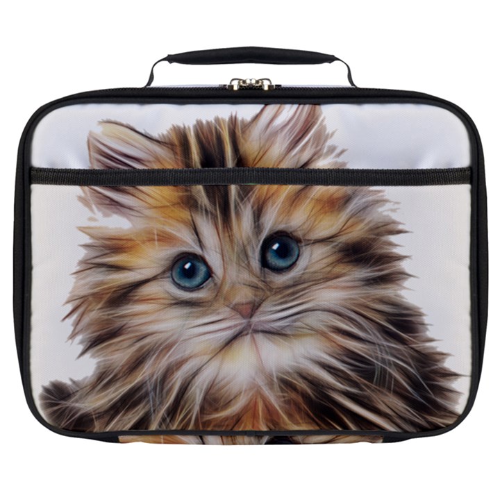 Kitten Mammal Animal Young Cat Full Print Lunch Bag