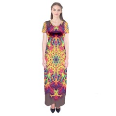 Joyful Living Short Sleeve Maxi Dress