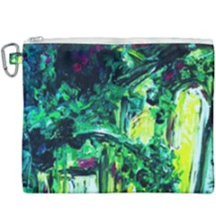 Old Tree And House With An Arch 3 Canvas Cosmetic Bag (xxxl) by bestdesignintheworld