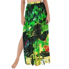 Old Tree And House With An Arch 2 Maxi Chiffon Tie-up Sarong