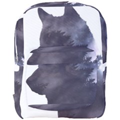 Grey Wolf  Full Print Backpack by StarvingArtisan