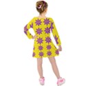 Fantasy Flower In The Happy Jungle Of Beauty Kids  Long Sleeve Velvet Dress View2