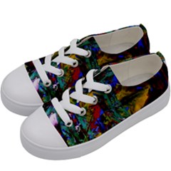 Night At The Foot Of Fudziama 1 Kids  Low Top Canvas Sneakers by bestdesignintheworld