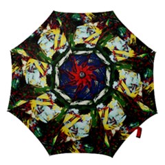 Tumble Weed And Blue Rose 2 Hook Handle Umbrellas (large)