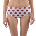 Girl Power Logo Pattern Reversible Mid-Waist Bikini Bottoms View3