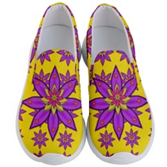 Fantasy Big Flowers In The Happy Jungle Of Love Men s Lightweight Slip Ons by pepitasart