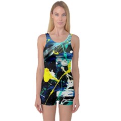 My Brain Reflection 1/2 One Piece Boyleg Swimsuit by bestdesignintheworld