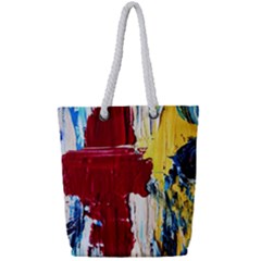 Point Of View #2 Full Print Rope Handle Tote (small)