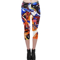 Smashed Butterfly Capri Leggings 