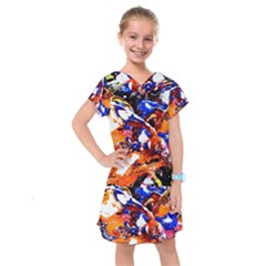 Smashed Butterfly Kids  Drop Waist Dress