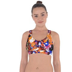 Smashed Butterfly Cross String Back Sports Bra