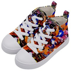 Smashed Butterfly Kid s Mid-top Canvas Sneakers