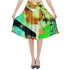 Humidity 4 Flared Midi Skirt