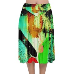 Humidity 4 Velvet Flared Midi Skirt by bestdesignintheworld