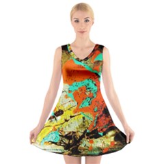 Fragrance Of Kenia 9 V-neck Sleeveless Dress