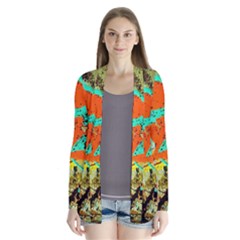 Fragrance Of Kenia 9 Drape Collar Cardigan