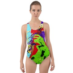 Untitled Island 1 Cut-out Back One Piece Swimsuit by bestdesignintheworld