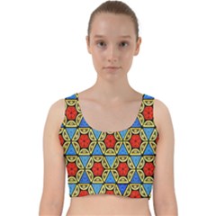  Artwork By Patrick-colorful-43 Velvet Racer Back Crop Top by ArtworkByPatrick