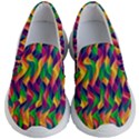 ARTWORK BY PATRICK-COLORFUL-44 Kid s Lightweight Slip Ons View1