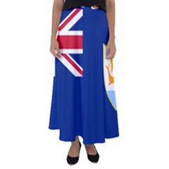 Flag Of Anguilla Flared Maxi Skirt by abbeyz71