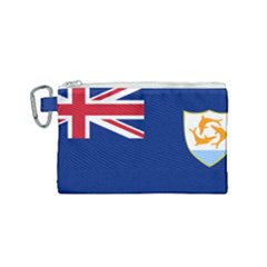 Flag Of Anguilla Canvas Cosmetic Bag (small) by abbeyz71