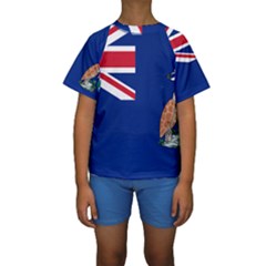 Flag Of Ascension Island Kids  Short Sleeve Swimwear by abbeyz71