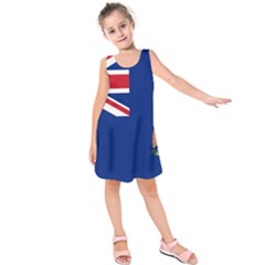 Flag Of Ascension Island Kids  Sleeveless Dress by abbeyz71