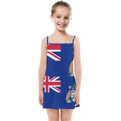 Flag Of Ascension Island Kids Summer Sun Dress by abbeyz71