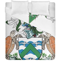 Coat Of Arms Of Ascension Island Duvet Cover Double Side (california King Size) by abbeyz71