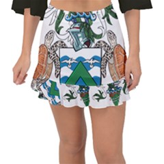 Coat Of Arms Of Ascension Island Fishtail Mini Chiffon Skirt by abbeyz71