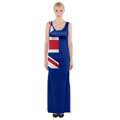 Flag Of Ascension Island Maxi Thigh Split Dress