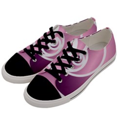 Rose Men s Low Top Canvas Sneakers by Jylart