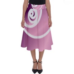 Rose  Perfect Length Midi Skirt