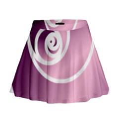 Rose  Mini Flare Skirt