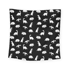 Dinosaurs Pattern Square Tapestry (small) by Valentinaart