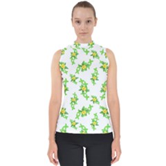 Airy Floral Pattern Shell Top by dflcprints