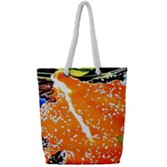 Smashed Butterfly 6 Full Print Rope Handle Tote (small) by bestdesignintheworld