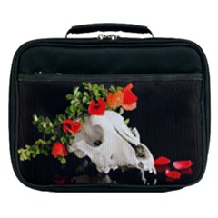 Animal Skull With A Wreath Of Wild Flower Lunch Bag by igorsin