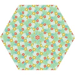 Vintage Floral Summer Pattern Mini Folding Umbrellas by TastefulDesigns