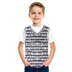 Abstract Wavy Black And White Pattern Kids  Sportswear by dflcprints