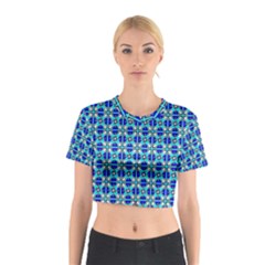  Artwork By Patrick-colorful-45 2 Cotton Crop Top by ArtworkByPatrick