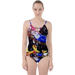 Smashed Butterfly 5 Cut Out Top Tankini Set by bestdesignintheworld